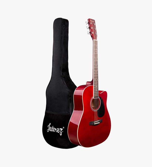 Acoustic Guitar, 38 Inch Cutaway (TBS Transparent Blue Sunburst)